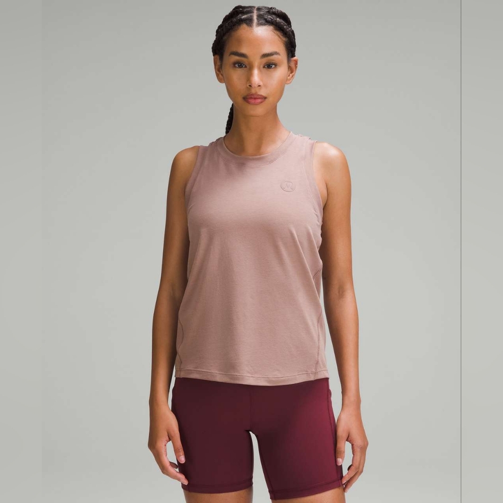 Cotton-Blend Logo Training Tank Top